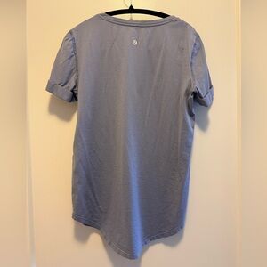 lululemon athletica Blue Short Sleeve Tee
